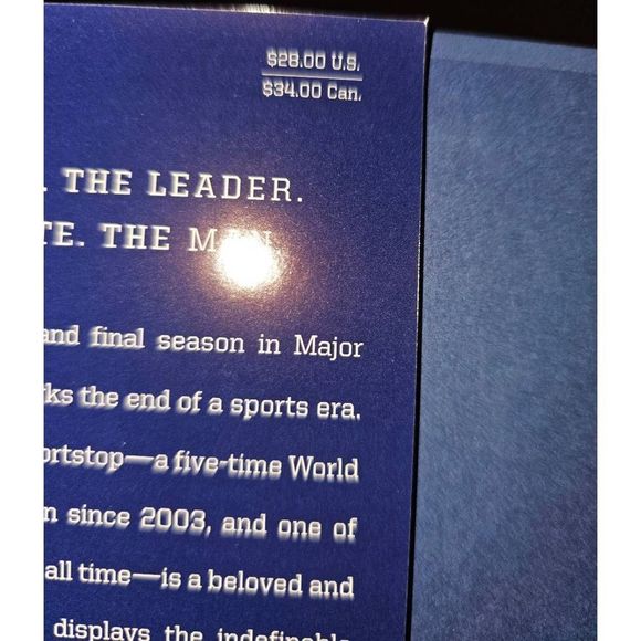 Derek Jeter Unfiltered Hardcover Book - Picture 2 of 3